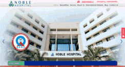 Desktop Screenshot of noblehospitalspune.com